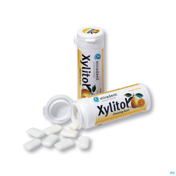 Miradent Xylitol kramtomoji guma HAGER&WERKEN, 30 vnt