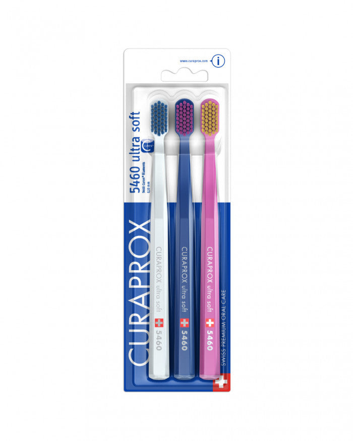 DANTŲ ŠEPETĖLIS Curaprox CS 5460, 3 VNT.