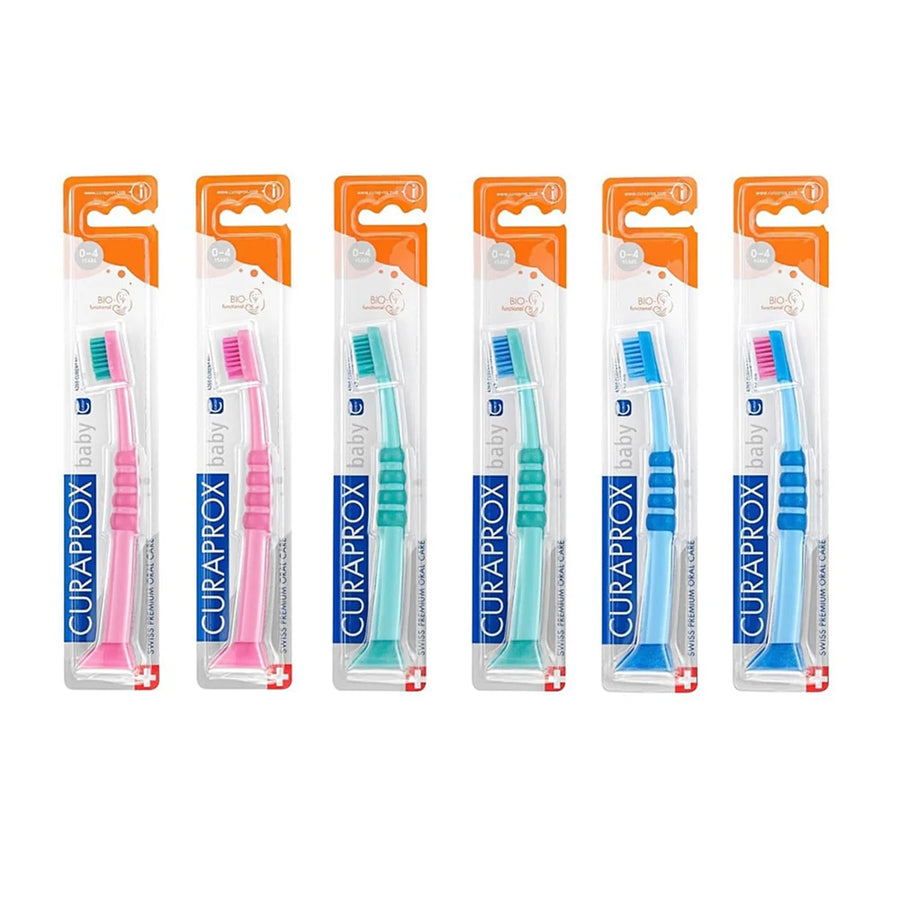 CURAPROX DANTŲ ŠEPETĖLIS BABY, 0-4 METŲ VAIKAMS