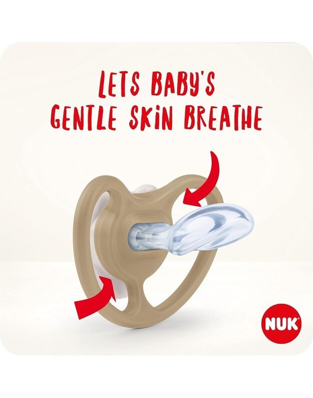 NUK čiulptukai Space Night, 6-18 mėn, 2 vnt