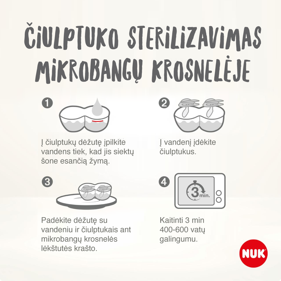 Čiulptukas NUK Mommyfeel, 0-9 mėn., 2 vnt.
