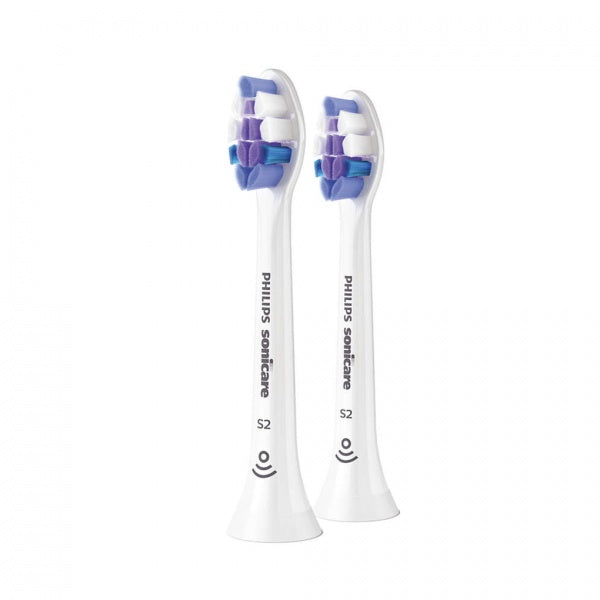 Standartinės elektrinio dantų šepetėlio galvutės PHILIPS Sonicare S2 Sensitive, HX6052/87, 2 vnt