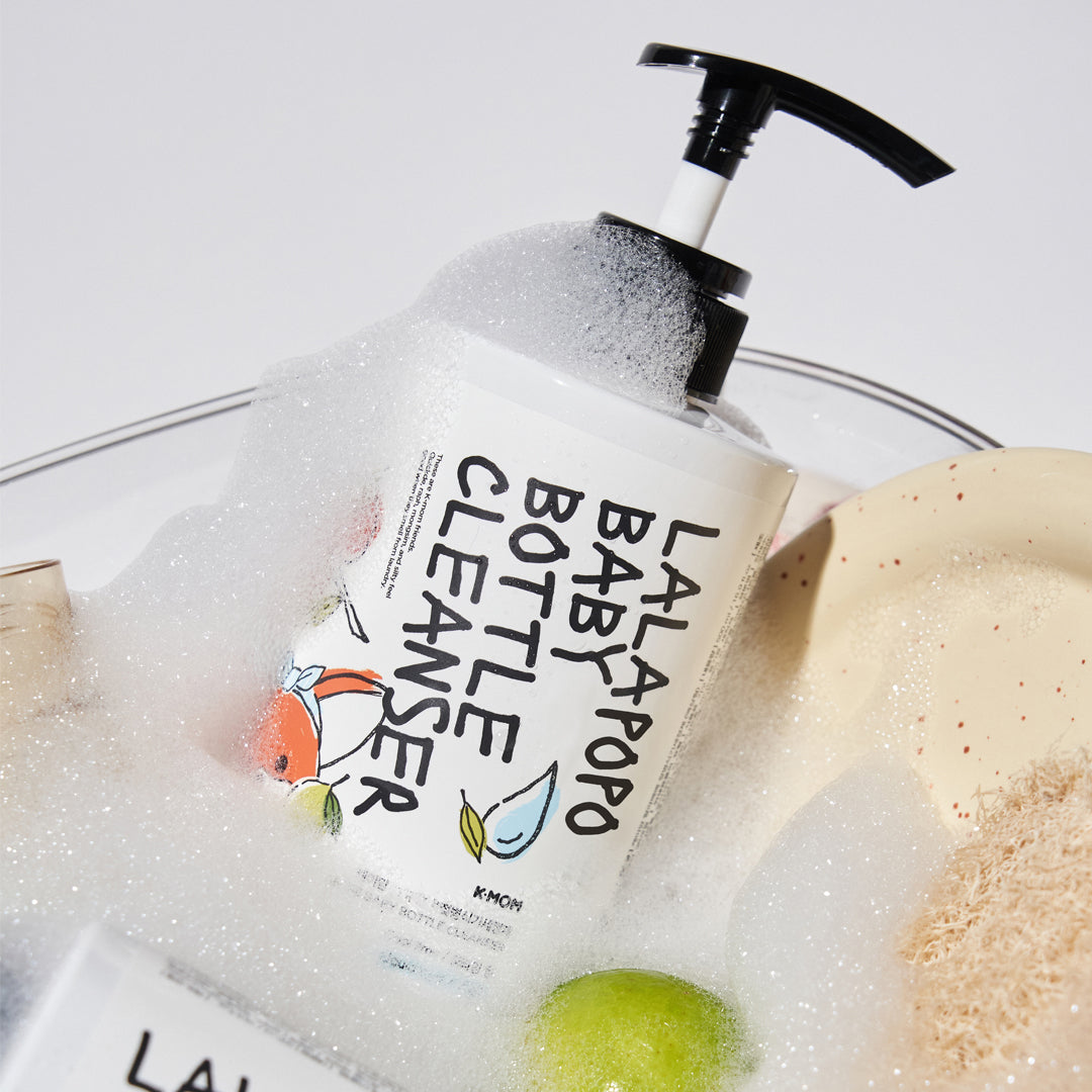 K-MOM Lalapopo maitinimo buteliukų, vaisių ir daržovių ploviklis