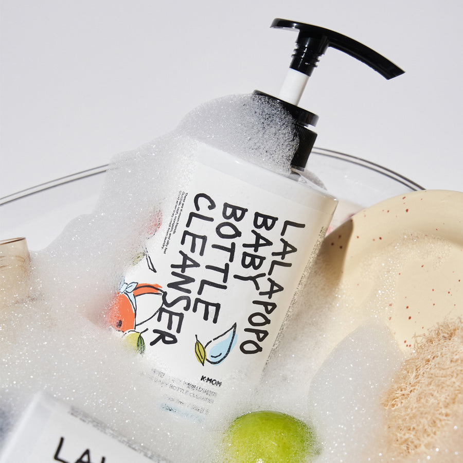 K-MOM Lalapopo maitinimo buteliukų, vaisių ir daržovių ploviklis