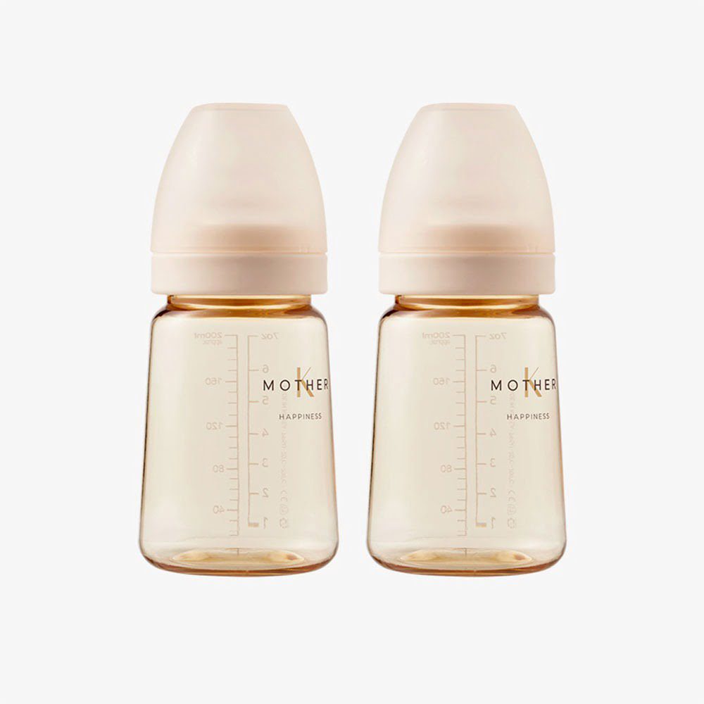 Mother-K PPSU Buteliukas “BASIC”  200ml (su žindukais)