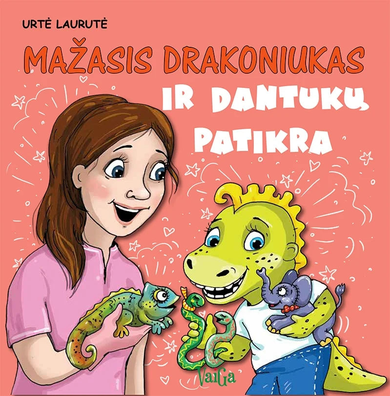 Edukacinė knygutė ,,Mažasis drakoniukas ir dantukų patikra''