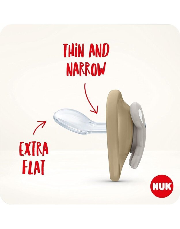 NUK čiulptukai Space Night, 6-18 mėn, 2 vnt